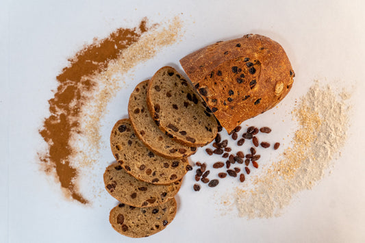 Cinnamon Raisin Bread Stuffed Pork Chops