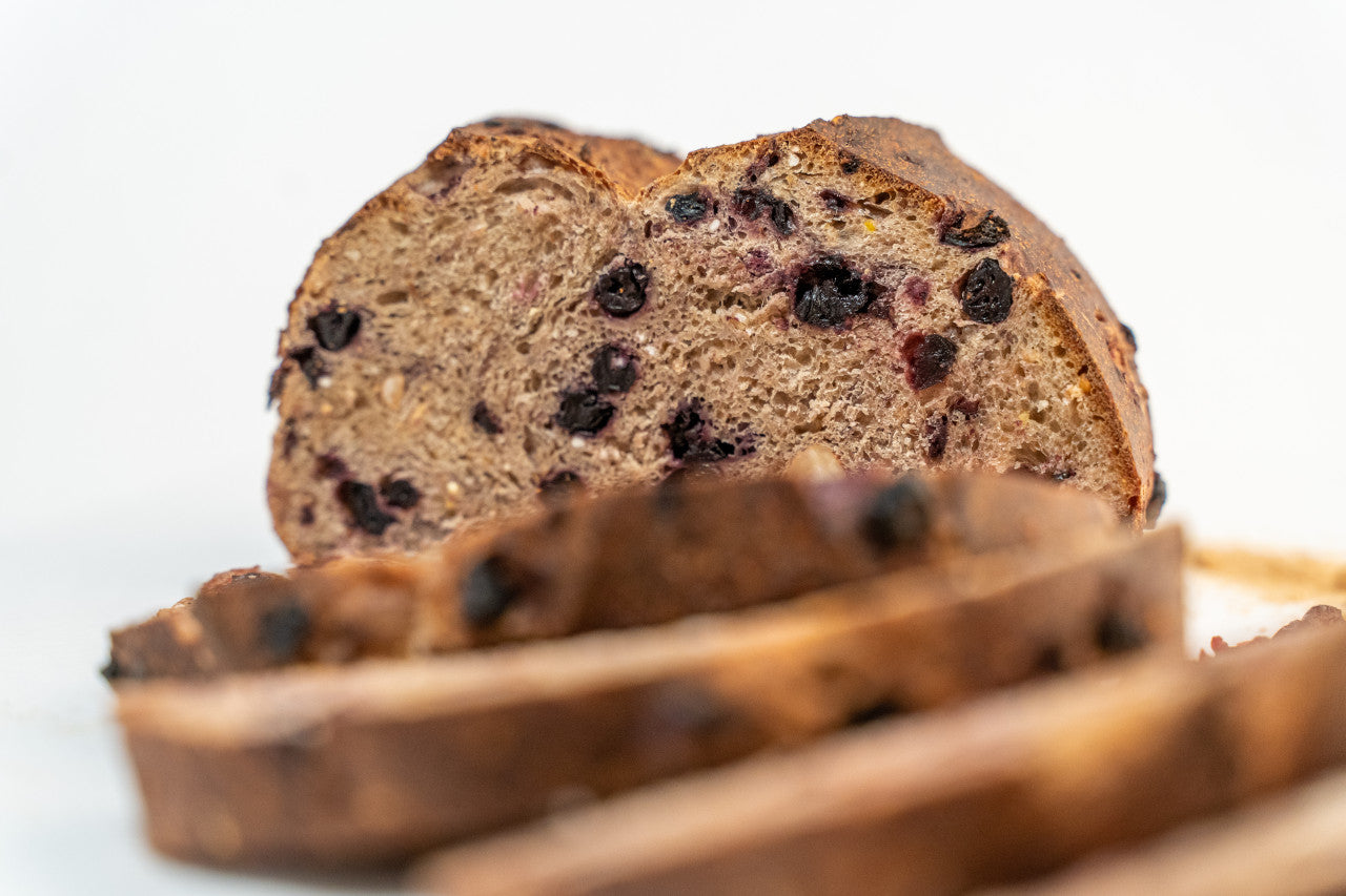 When Pigs Fly Wild Blueberry Sourdough Bread