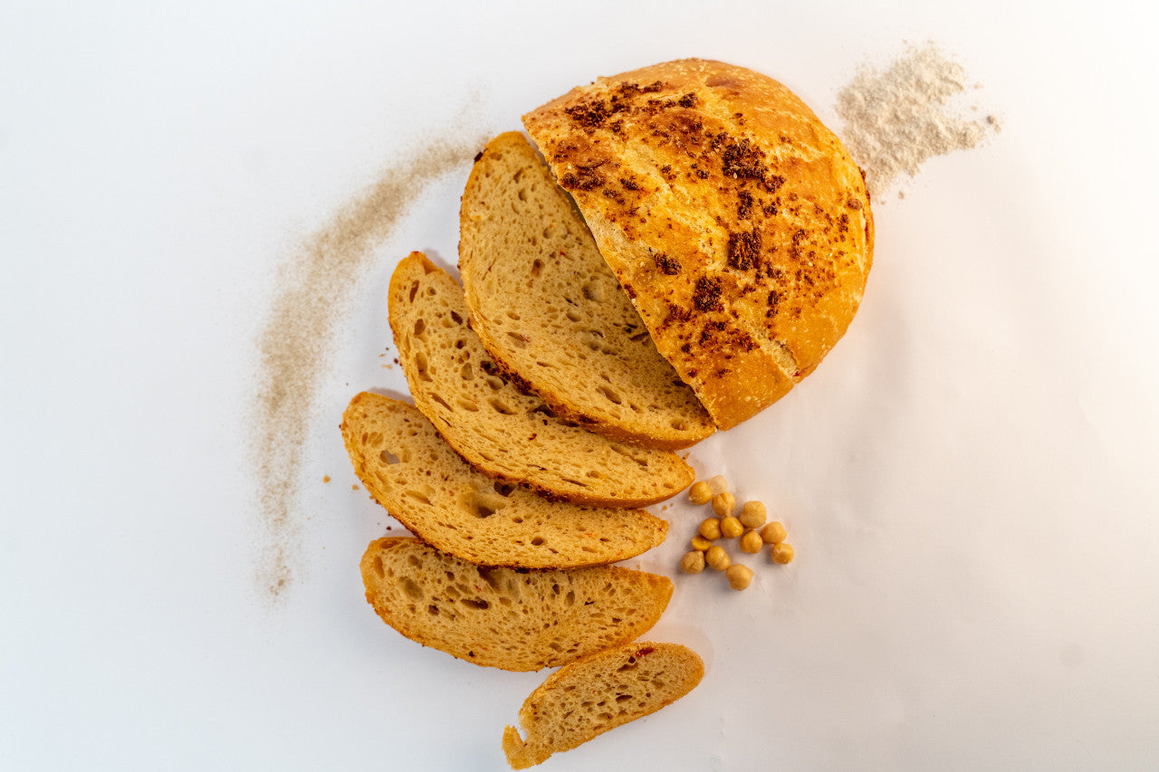 When Pigs Fly Red Pepper Hummus with Sesame Seeds and Garlic