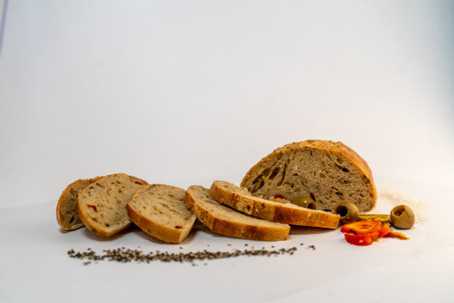 When Pigs Fly Sicilian Green Olive Bread