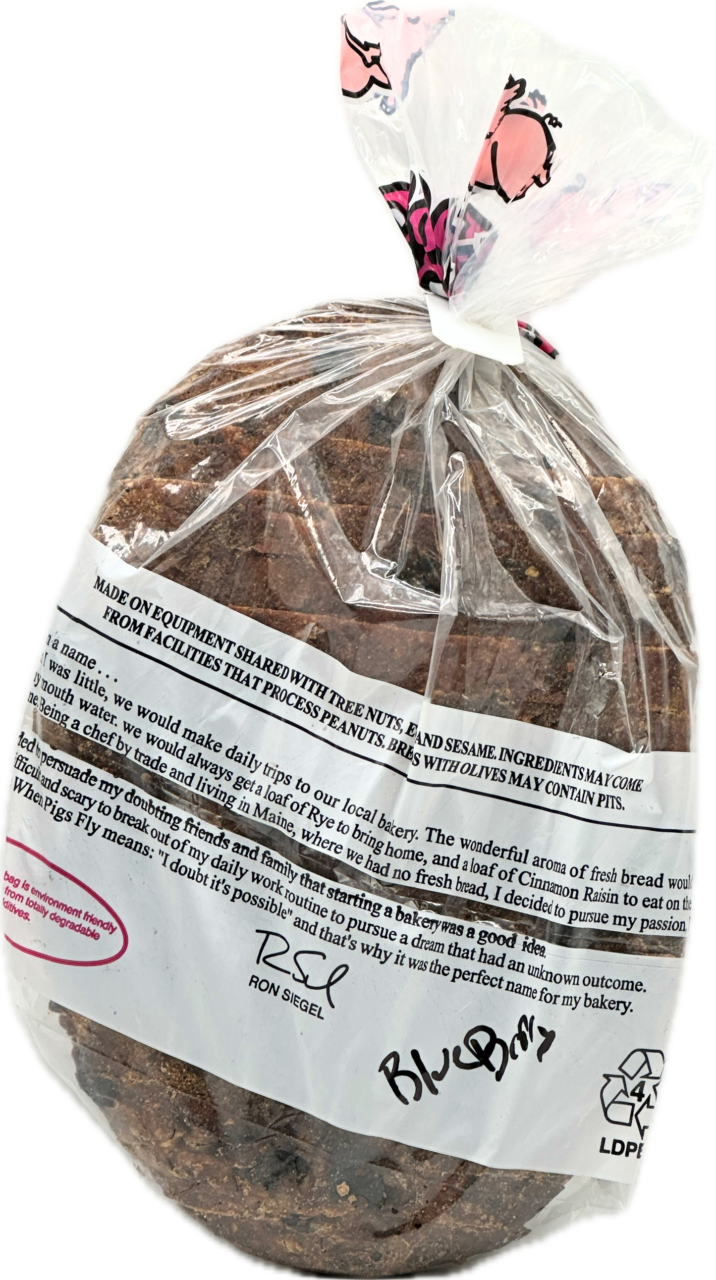 When Pigs Fly Wild Blueberry Sourdough Bread