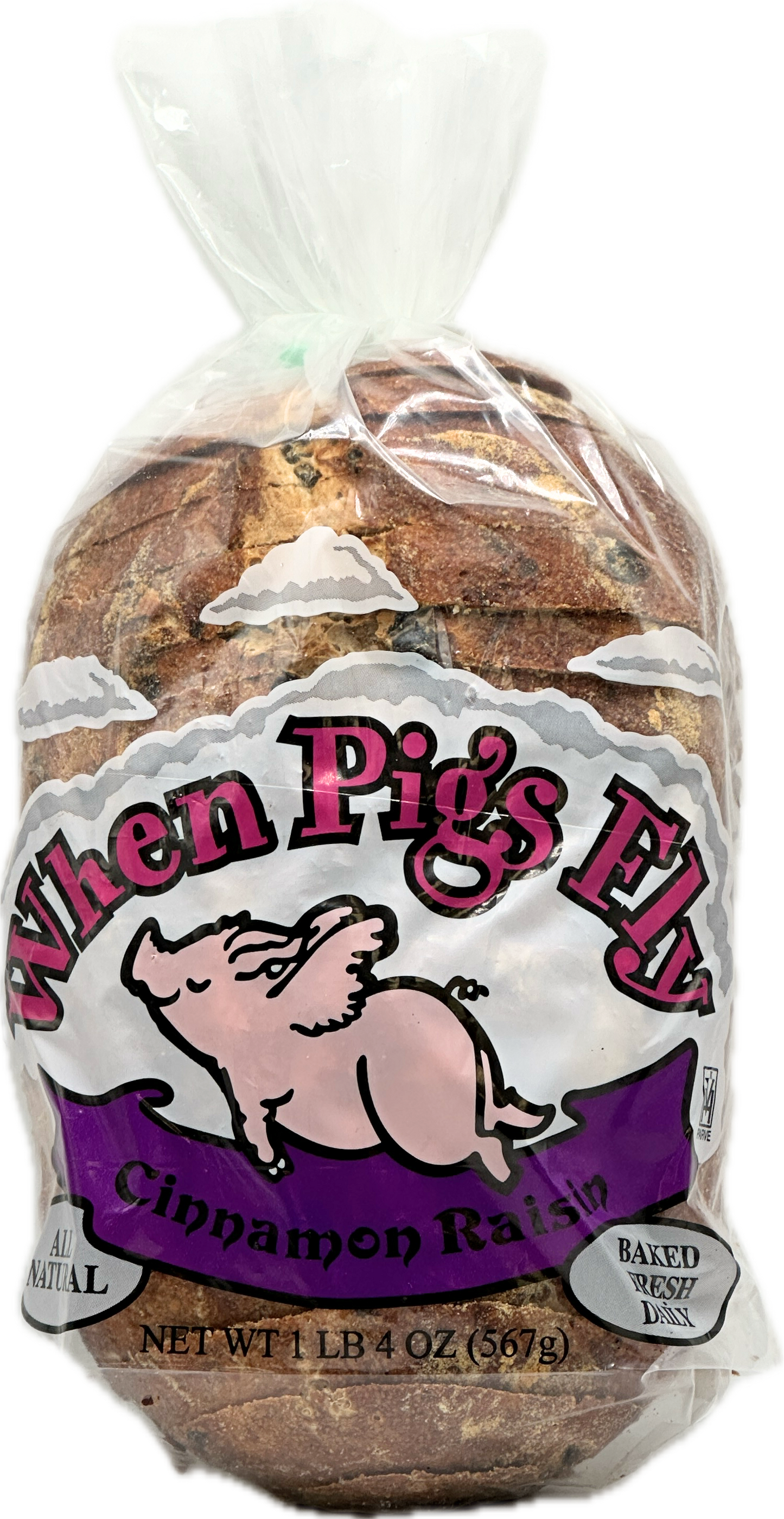 When Pigs Fly Cinnamon Raisin Bread