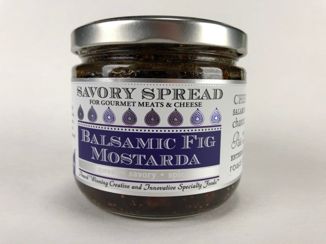 Savory Balsamic Fig Mostarda Spread